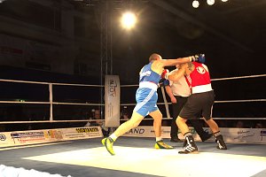 Boxnacht in der Ballspielhalle in Nordhausen