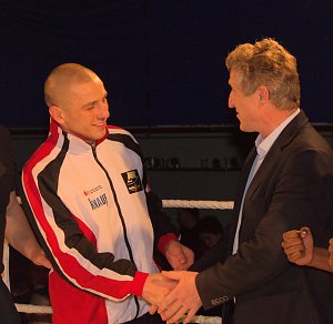 Boxnacht in der Ballspielhalle in Nordhausen