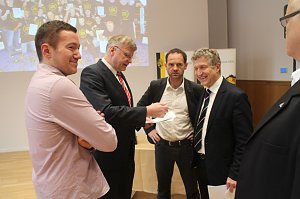 Die Boxer des Nordh&auml;user Sportvereins wurden heute im B&uuml;rgerhaus geehrt
