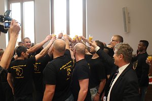 Die Boxer des Nordh&auml;user Sportvereins wurden heute im B&uuml;rgerhaus geehrt