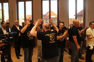 Die Boxer des Nordh&auml;user Sportvereins wurden heute im B&uuml;rgerhaus geehrt