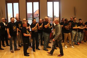 Die Boxer des Nordh&auml;user Sportvereins wurden heute im B&uuml;rgerhaus geehrt