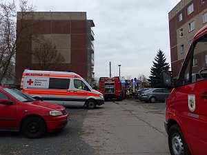 Kellerbrand in der Halleschen Stra&szlig;e