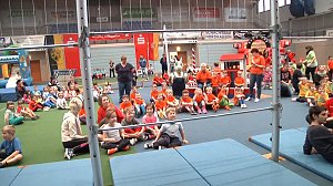 Kindergartensporttag in der Nordh&auml;user Wiedigsburghalle
