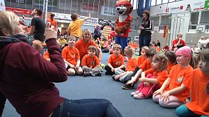 Kindergartensporttag in der Nordh&auml;user Wiedigsburghalle