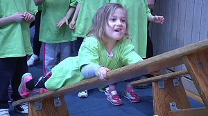 Kindergartensporttag in der Nordh&auml;user Wiedigsburghalle