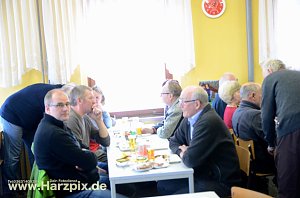 Kartoffelscheibenessen