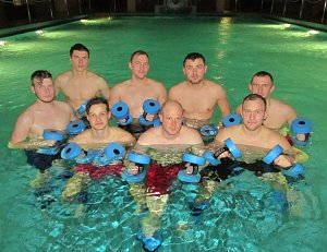 Vorbereitung im Wasser