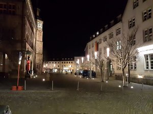 HDR-Nordhausen bei Nacht
