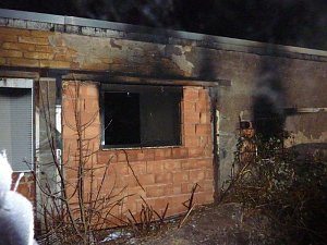 Brand in Werkstatt