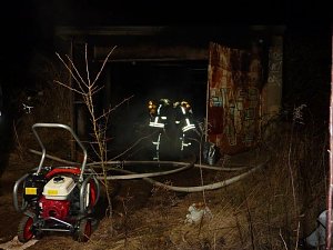 Brand in Werkstatt
