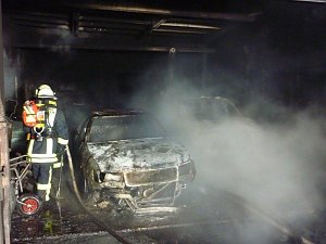 Brand in Werkstatt