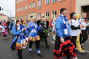 N&auml;rrinnen und Narren zogen durch Sondershausen (1)