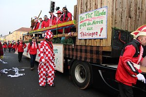 N&auml;rrinnen und Narren zogen durch Sondershausen (2)