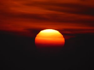Sonnenuntergang bei Beyernaumburg