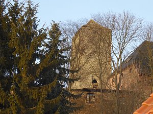 Unterhalb der Burg