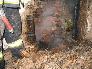 Schwelbrand in Etzelsrode