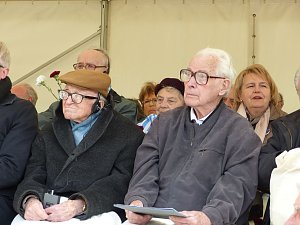 Gedenken an die Befreiung des KZ Mittelbau-Dora vor 70 Jahren.