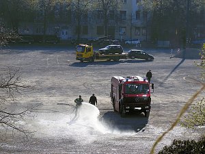 Arbeiten auf dem August Bebel Platz