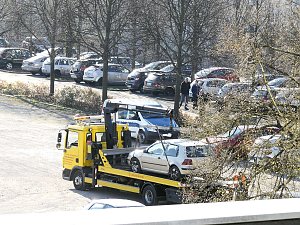 Arbeiten auf dem August Bebel Platz