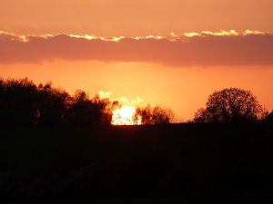 Die Sonne geht unter