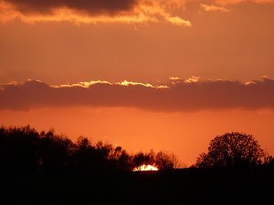 Die Sonne geht unter