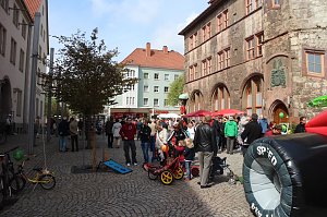 1. Mai Kundgebung auf dem Nordh&auml;user Rathausplatz