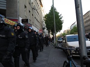 Revolution&auml;re 1. Mai Demo