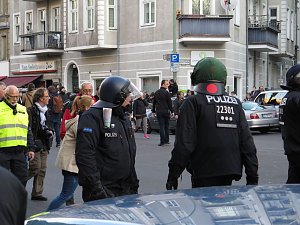 Revolution&auml;re 1. Mai Demo