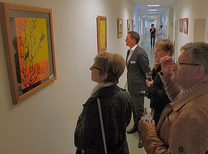 Junge Kunst in der Bleicher&ouml;der HELIOS-Klinik