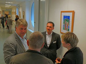 Junge Kunst in der Bleicher&ouml;der HELIOS-Klinik