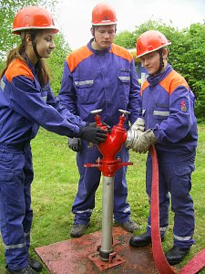 Feuerwehrnachwuchs wird ausgebildet