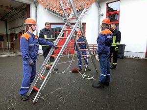 Feuerwehrnachwuchs wird ausgebildet