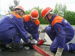 Feuerwehrnachwuchs wird ausgebildet