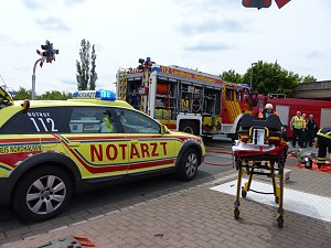 Schwerer Unfall am Bahn&uuml;bergang