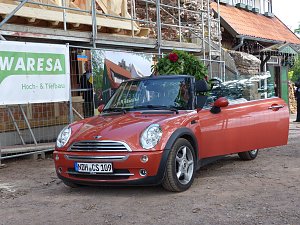 Richtfest f&uuml;r neuen Festsaal am Burggsathof