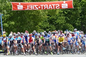 Nordh&auml;user Radsportler beim 1. Eichsfelder Radsporttag in Esplingerode
