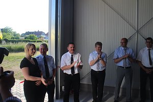 Die Kameraden der Sundh&auml;user Feuerwehr k&ouml;nnen sich nach langem warten endlich &uuml;ber ihr neues Ger&auml;tehaus freuen