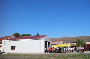 Die Kameraden der Sundh&auml;user Feuerwehr k&ouml;nnen sich nach langem warten endlich &uuml;ber ihr neues Ger&auml;tehaus freuen