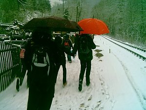 Wandertag im Schnee