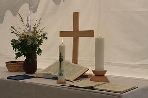 Open Air Gottesdienst in Neustadt