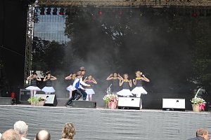 Die Eleven des Tanzstudio Radeva auf dem 47. Rolandsfest
