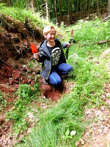 Abenteuer in der Wildnis vor der eigenen Haust&uuml;r - Ellrichs Regelsch&uuml;ler erkundeten den Stadtwald