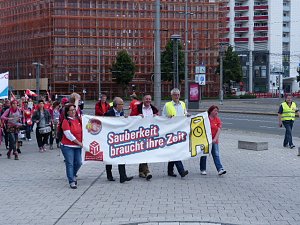 Unterstützung für Gewerkschaftsforderungen in Leipzig