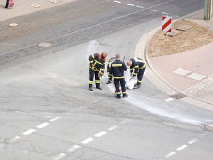 Ölspur beseitigt