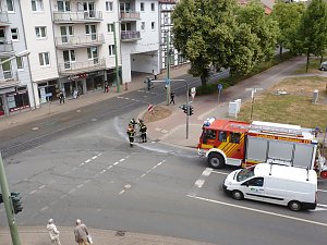 Ölspur beseitigt