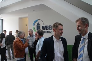 Die WBG S&uuml;dharz er&ouml;ffnete heute ihre neuen Gesch&auml;ftsr&auml;ume