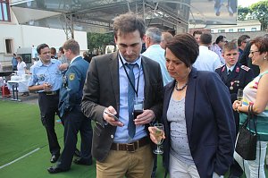 Sommerfest vor dem Nordh&auml;user Landratsamt