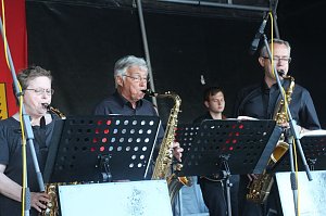 Sommerfest vor dem Nordh&auml;user Landratsamt