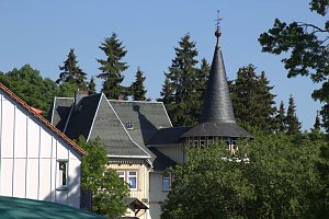 Peter Blei im Städtchen Schierke